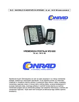C&E WS 1600 Wireless Weather Station 646188 Datenbogen