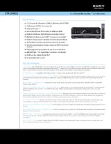 Sony STR-DH810 Guide De Spécification
