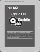 Pentax Optio I10 Guide D’Installation Rapide