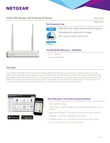 Netgear WNR2020v1 - 5PT N300 Wireless Router Ficha De Dados