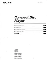 Sony CDP-CE215 Manual