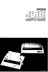 Epson SQ-2550 Справочник Пользователя