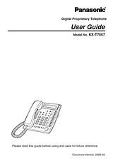 Panasonic KX-T7667 User Guide