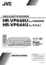 JVC HR-VP648U Manual Do Utilizador