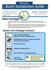 D-Link DSL-G604T Manuel D’Utilisation