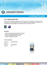 Conceptronic USB - USB 1.8m 1100082 Manuel D’Utilisation