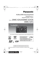 Panasonic DMC-GX1X Mode D’Emploi