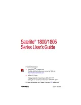 Toshiba 1800 User Manual