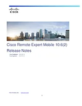 Cisco Cisco Remote Expert Mobile 10.6(1) Release Notes