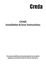 Creda CF50E Manuale Utente