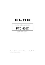 Elmo ptc-400c Instruction Manual
