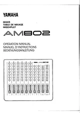 Yamaha AM802 Manual Do Utilizador