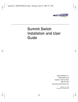 Extreme networks Summit1 User Manual