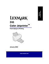 Lexmark Z45 Instrução De Instalação