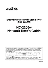 Brother NC-2200W Benutzerhandbuch