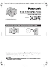 Panasonic KXMB781 Guía De Operación