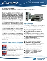 Omnitron iConverter 10/100M2 8903N-1-B Benutzerhandbuch