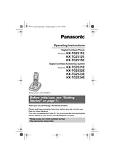 Panasonic KXTG2524E Guia De Utilização