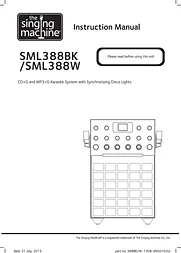 Singing Machine SML388W Owner's Manual