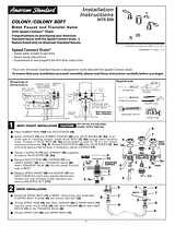 American Standard 3475.5 Manual De Usuario