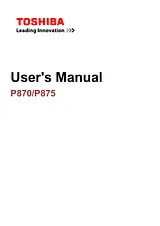 Toshiba P875 User Manual