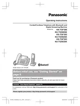 Panasonic KXTGF383 Руководство По Работе