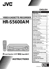 JVC HR-S5600AM User Manual