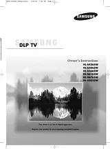 Samsung 2006 DLP TV Manuel D’Utilisation