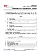 Texas Instruments Buck-Boost PFC LED Driver Evaluation Module TPS92075EVM TPS92075EVM Техническая Спецификация