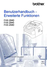 Brother FAX-2840 Техническая Спецификация