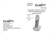 Clarity D702HS KIT D702 2 HS Manuel D’Utilisation
