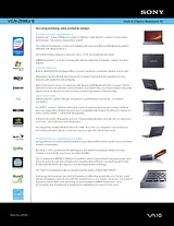 Sony VGN-Z598U Specification Guide