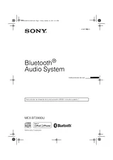 Sony MEX-BT3900U Справочник Пользователя
