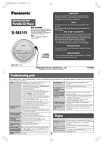 Panasonic SL-SK574V User Manual