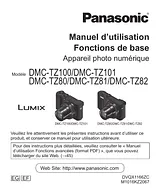 Panasonic DMCTZ82EG Mode D’Emploi