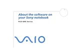 Sony pcg-grx315mp Softwarehandbuch