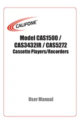 Califone CAS1500 用户手册