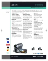 Sony DCR-HC90 Guia De Especificação