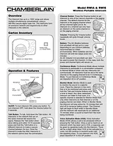 Chamberlain RWIA User Manual
