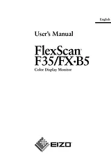 Eizo FlexScan F35 Manual Do Utilizador