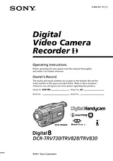 Sony DCR-TRV830 Manual De Usuario