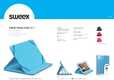 Sweex Tablet Folio Case 10.1" Blue SA367 Ficha De Dados