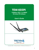 Trendnet TEW-603PI Manual De Usuario