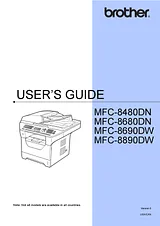 Brother MFC-8480DN Manual Do Proprietário