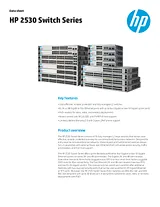 HP 2530-24G-2SFP+ J9856A 데이터 시트