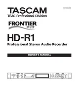 Tascam RS-232C HD-R1 Benutzerhandbuch