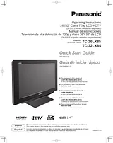 Panasonic tc-26lx85 User Guide