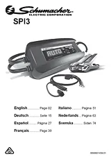 Schumacher Automatic charger SPI3 User Manual