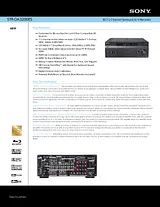 Sony STR-DA3200ES Specification Guide