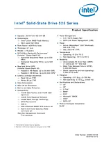 Intel SSD 525 90GB SSDMCEAC090B301 User Manual